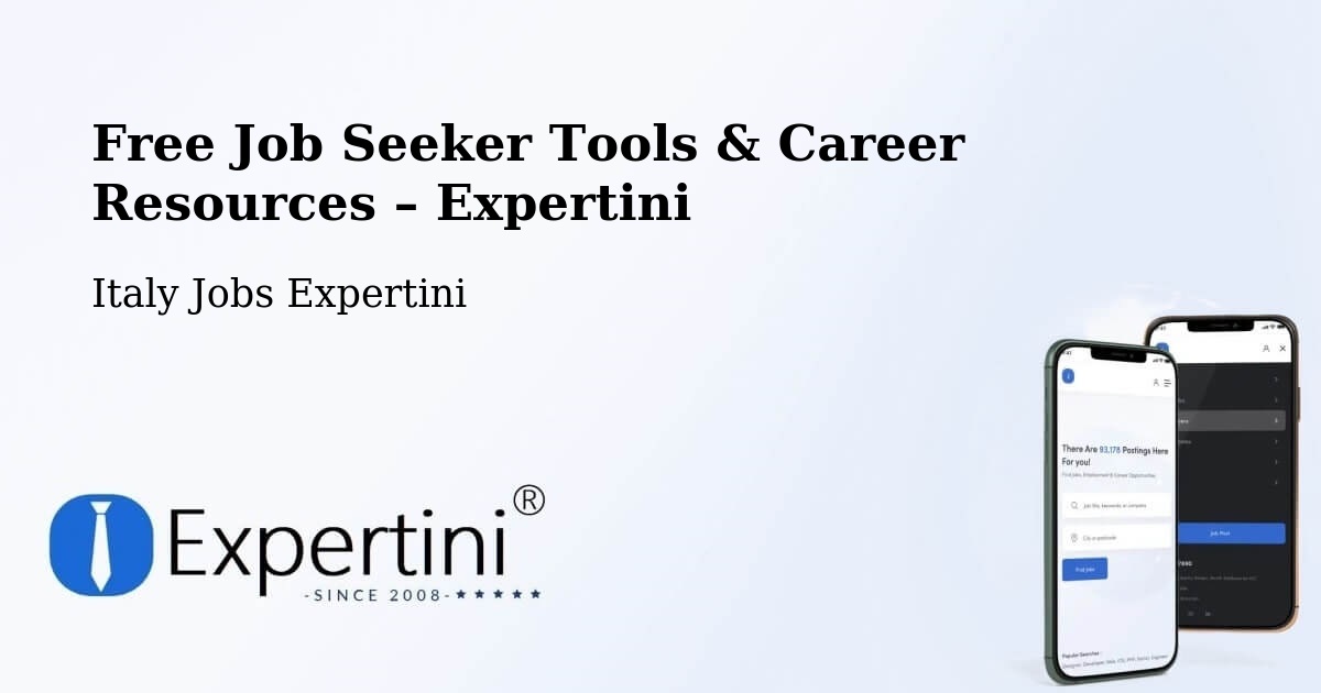 Free Job Seeker Tools & Career Resources – Biella - Biella, Italy Jobs Expertini